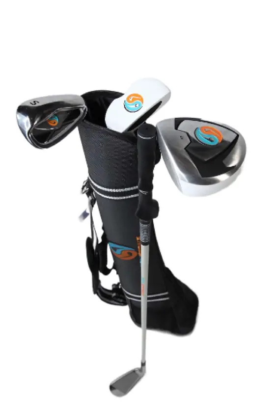 ZenStrike Starter 4-Club Sunday Bag set studio shot